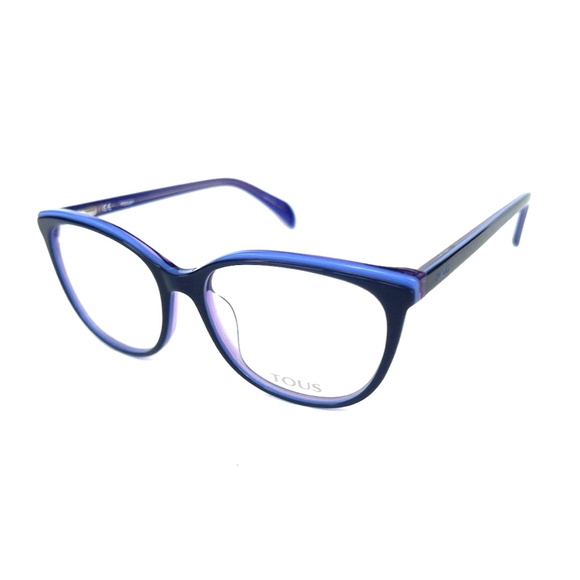 New TOUS Eyeglasses VTOA36 09MC 53 16 135 Acetate Frames Navy Blue Women Glasses - Picture 7 of 15